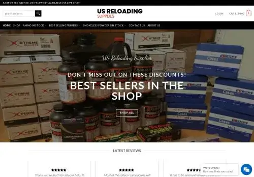 Us-reloadingsupplies.com Screenshot