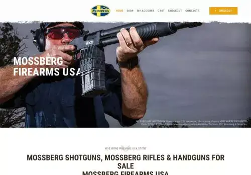 Usamossbergfirearms.com Screenshot