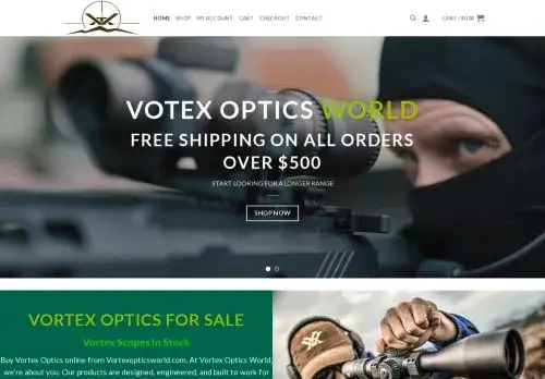 Votexusaoptics.com Screenshot