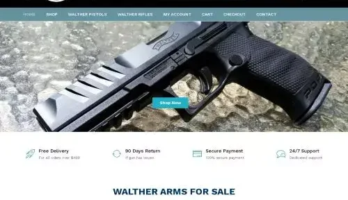 Is Waltherfirearmstore.com a scam or legit?