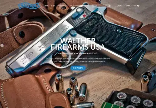 Waltherfirearmsusa.com Screenshot