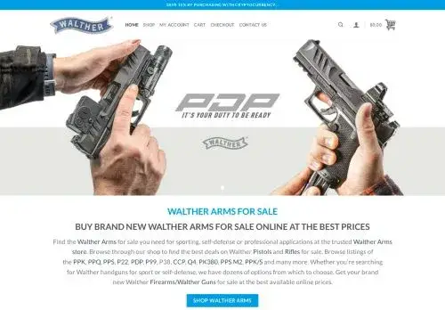 Walthergunshop.com Screenshot