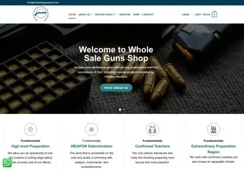 Wholesalegunsshop.com Screenshot