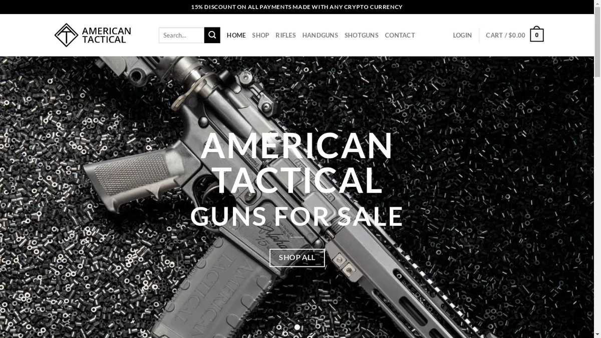 Americantacticalguns.com Screenshot