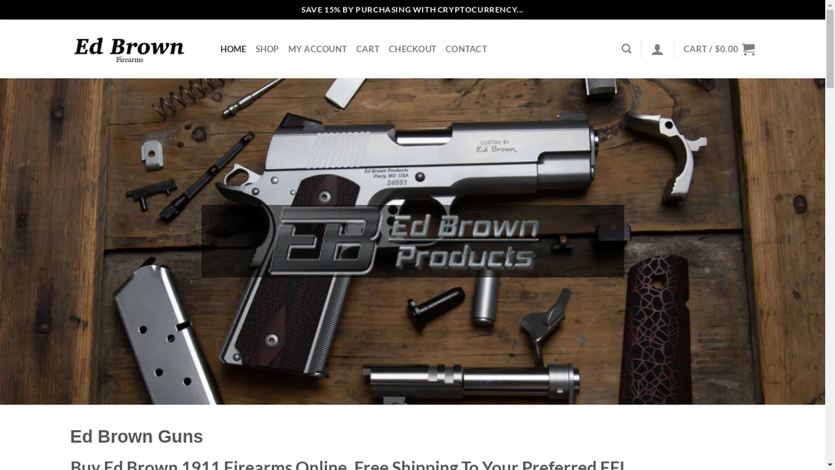 Edbrownfirearms.com Screenshot