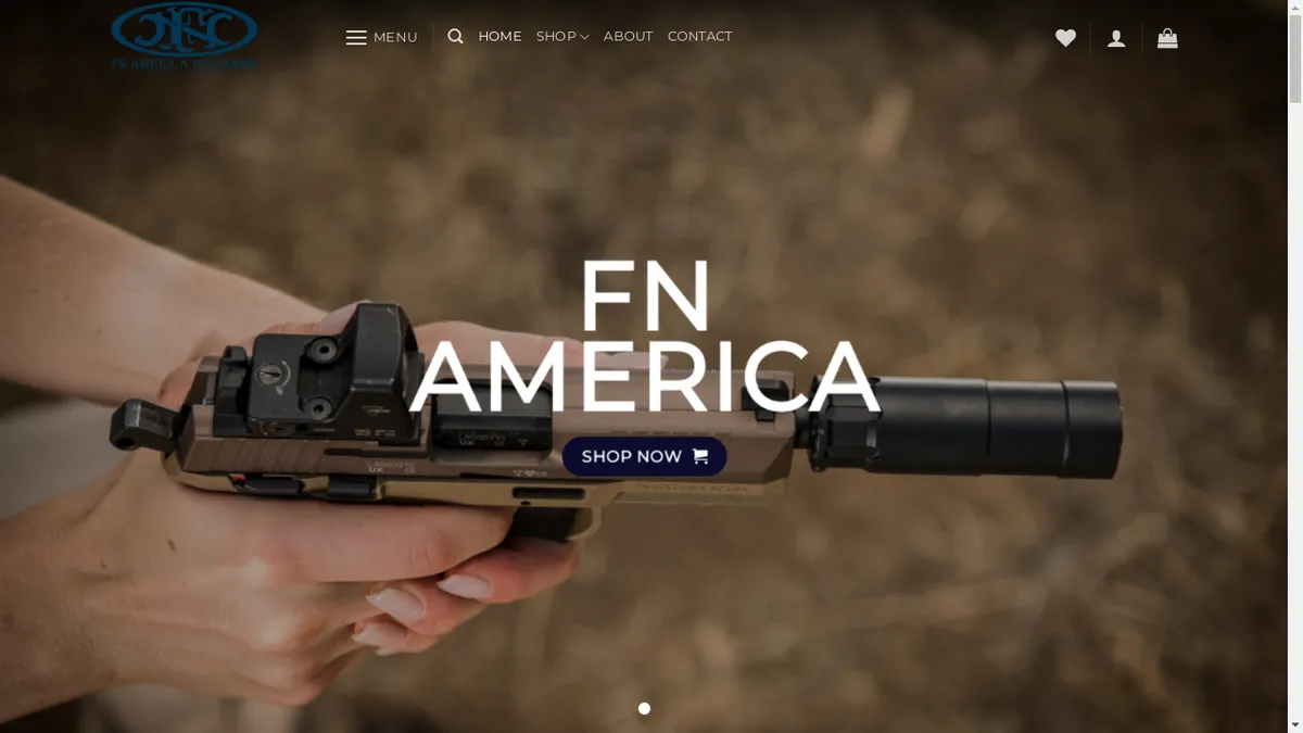 Fnamericafirearm.com Screenshot