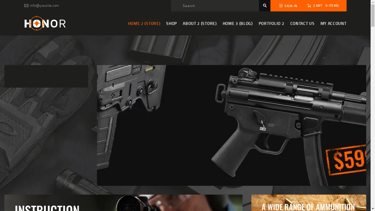 Unitedfirearm.com Screenshot