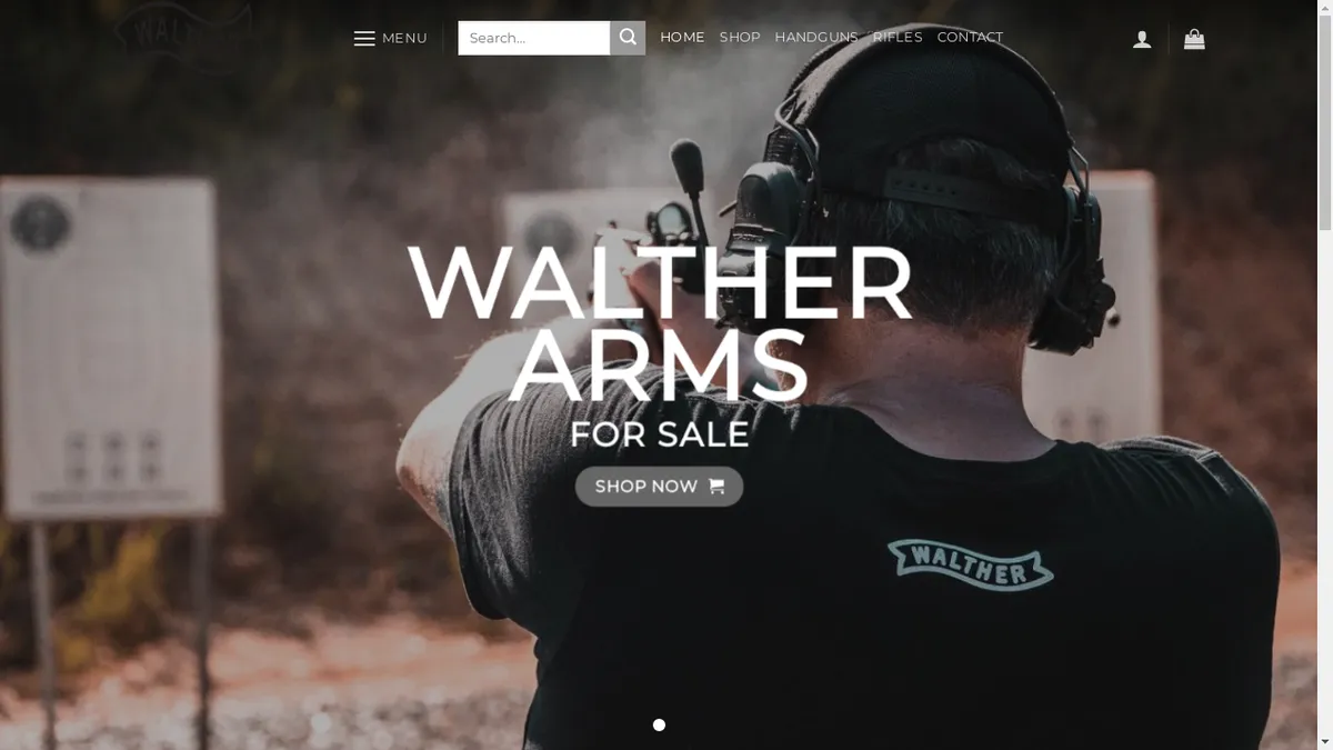 Waltheramericanarms.com Screenshot