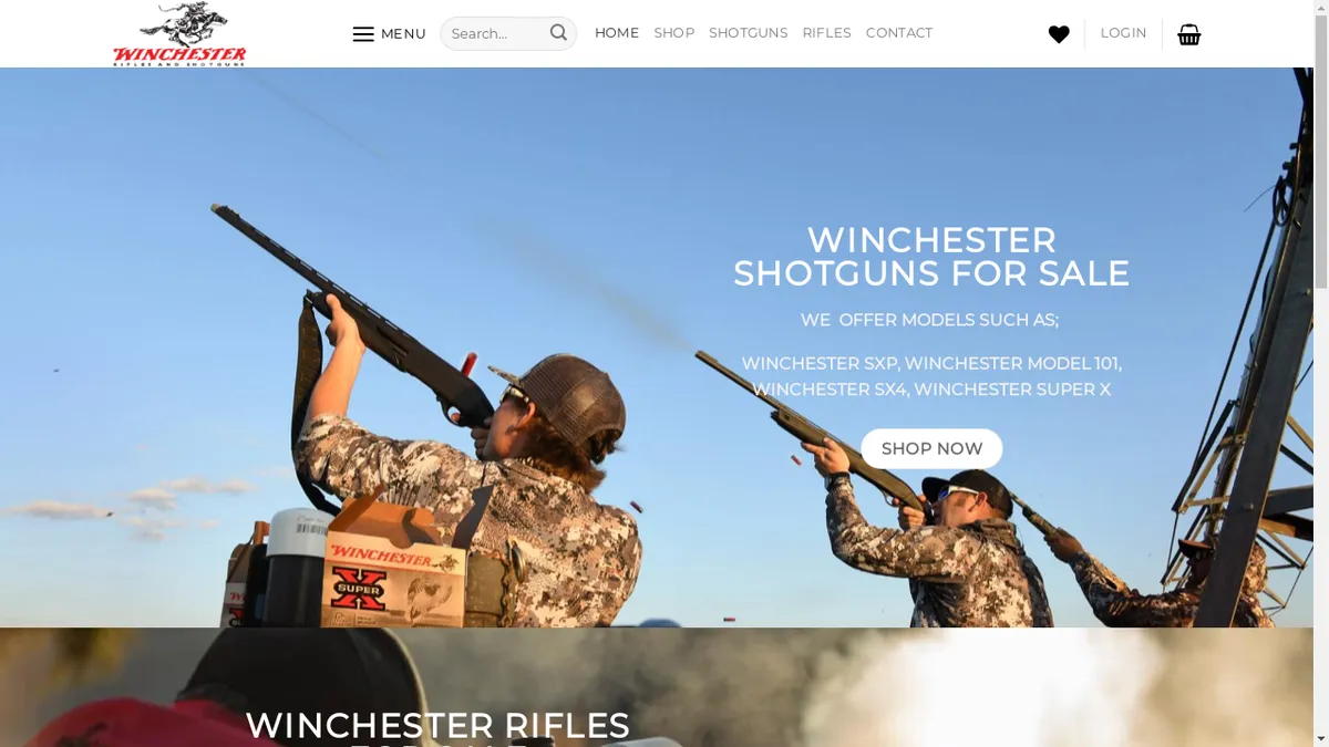 Winchestergunswarehouse.com Screenshot