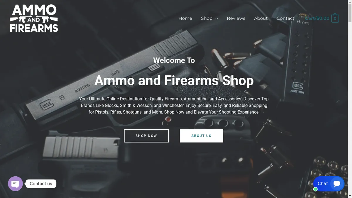 Ammoandfirearms.shop Screenshot