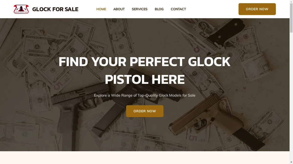 Glockonlinesale.com Screenshot