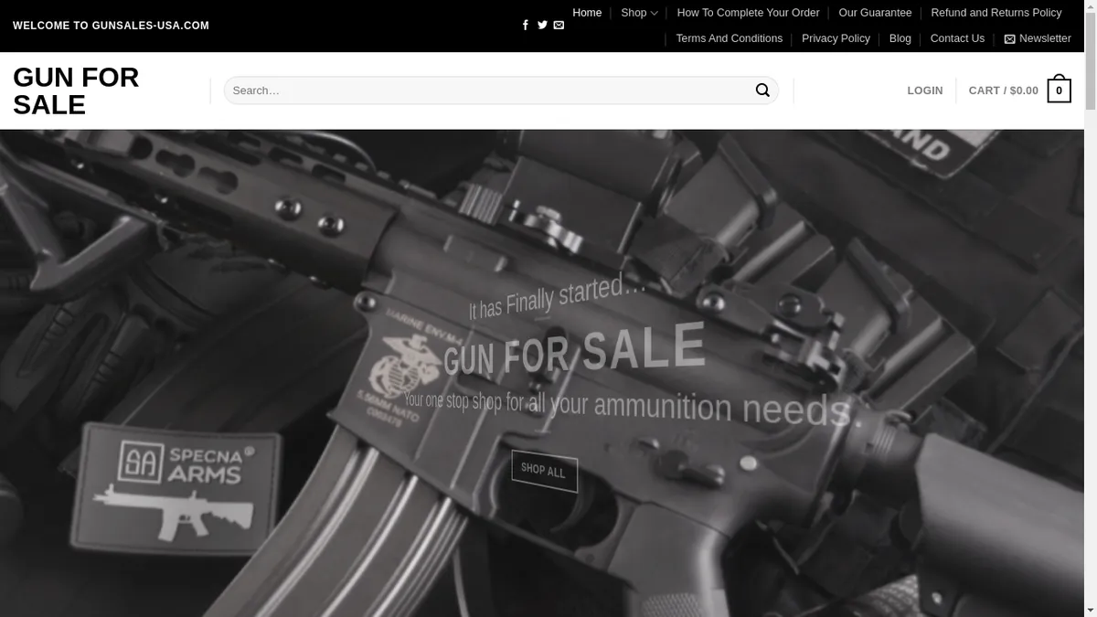 Gunsales-usa.com Screenshot