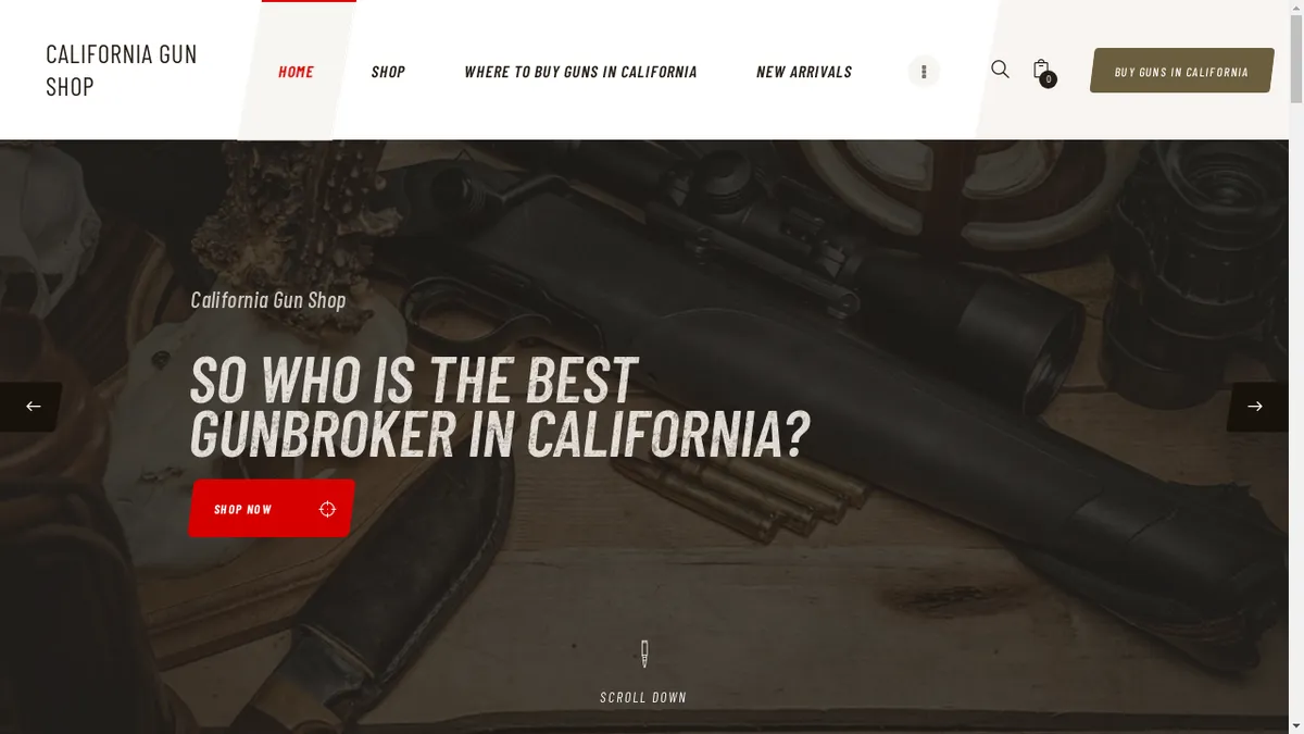 Californiagunshop.com Screenshot