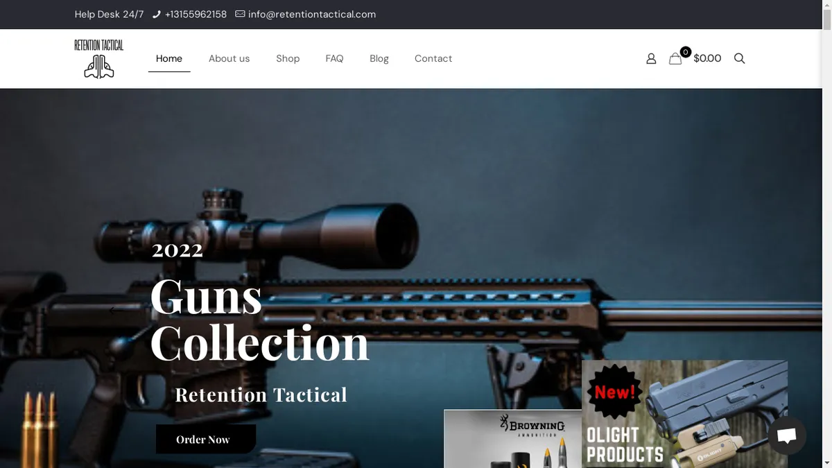 Retentiontactical.com Screenshot