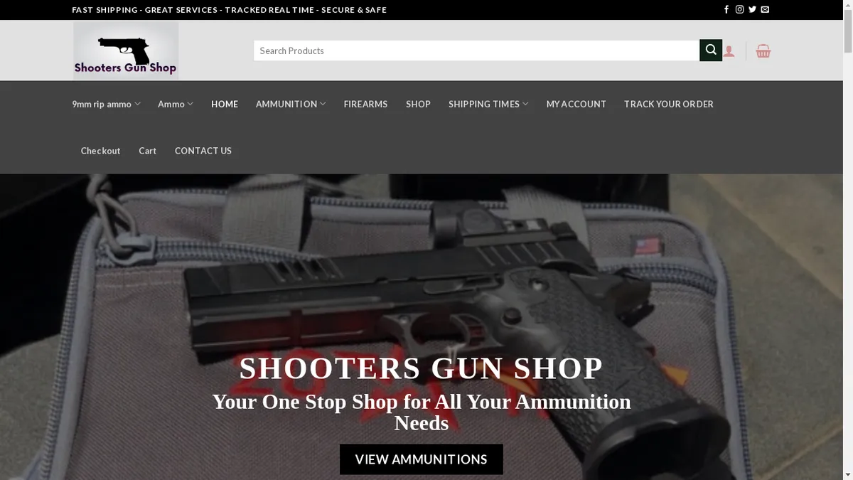 Shootersgunshop.com Screenshot