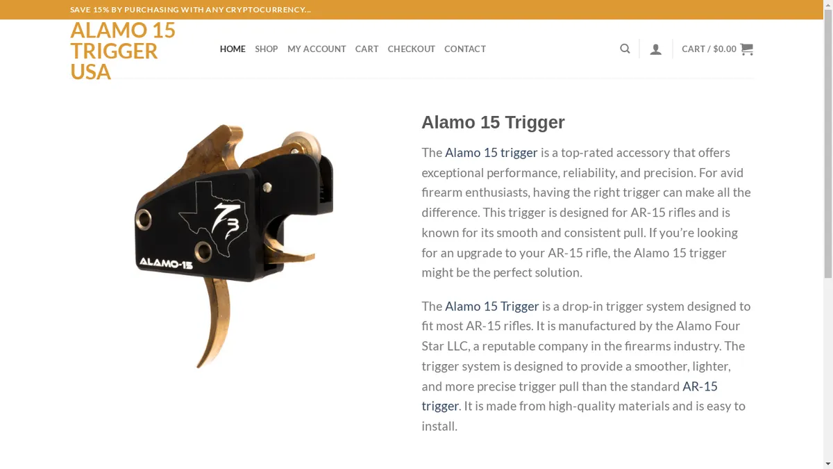 Alamo15triggerusa.com Screenshot