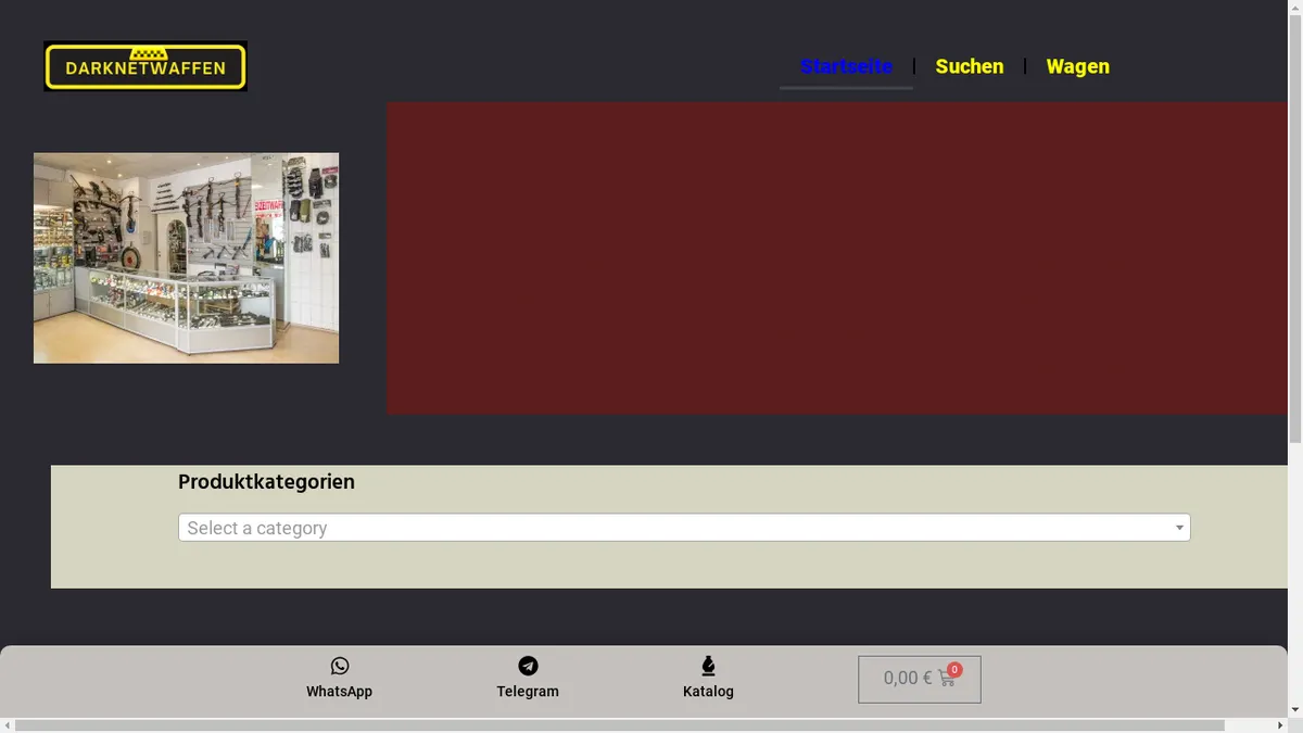 Darknetwaffen.de Screenshot