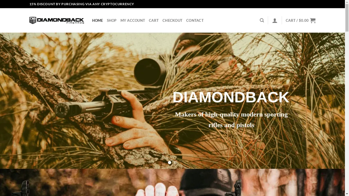 Diamondbackarmusa.com Screenshot