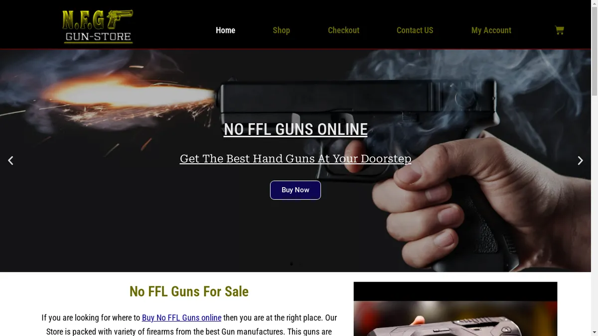 Nofflghostgunstore.com Screenshot