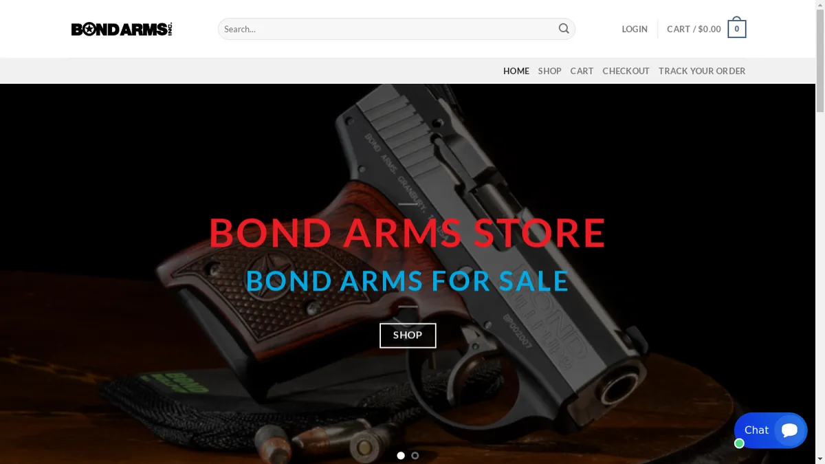 Bondarmsstore.com Screenshot