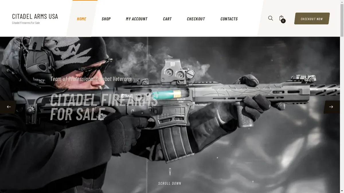 Citadelarmsusa.com Screenshot