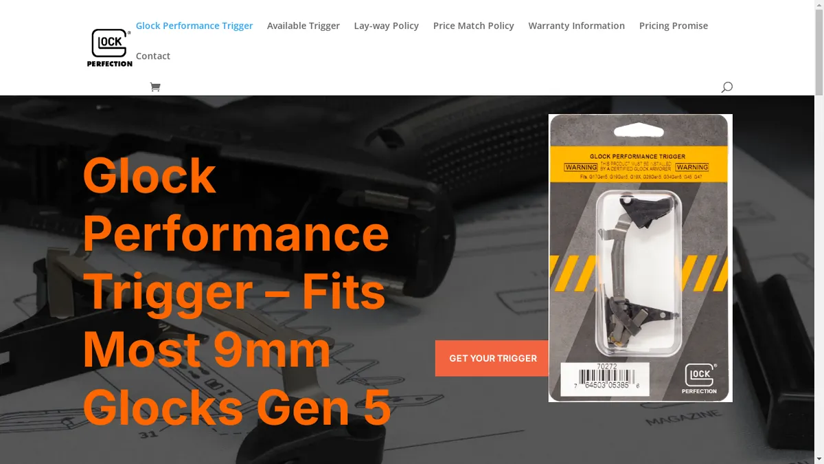 Glockperformancetrigger.com Screenshot