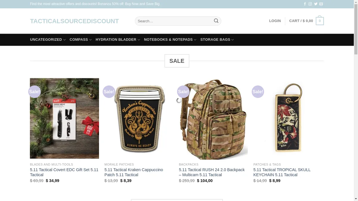 Tacticalgelblastersdiscount.shop Screenshot