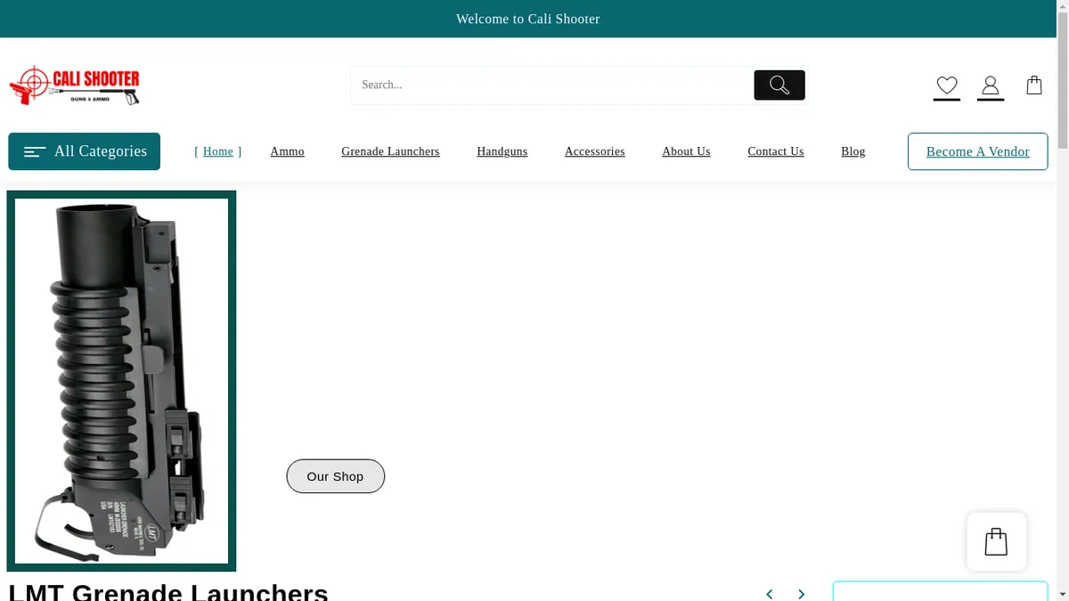 Calishooter.com Screenshot