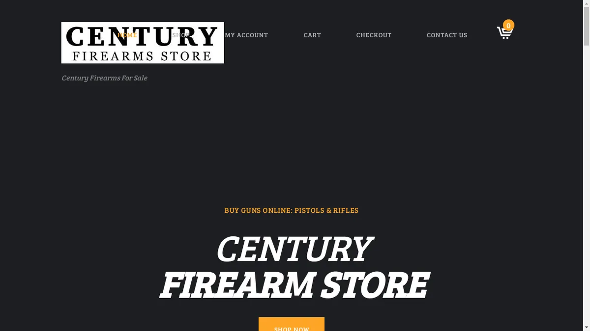 Centurygunsusa.com Screenshot