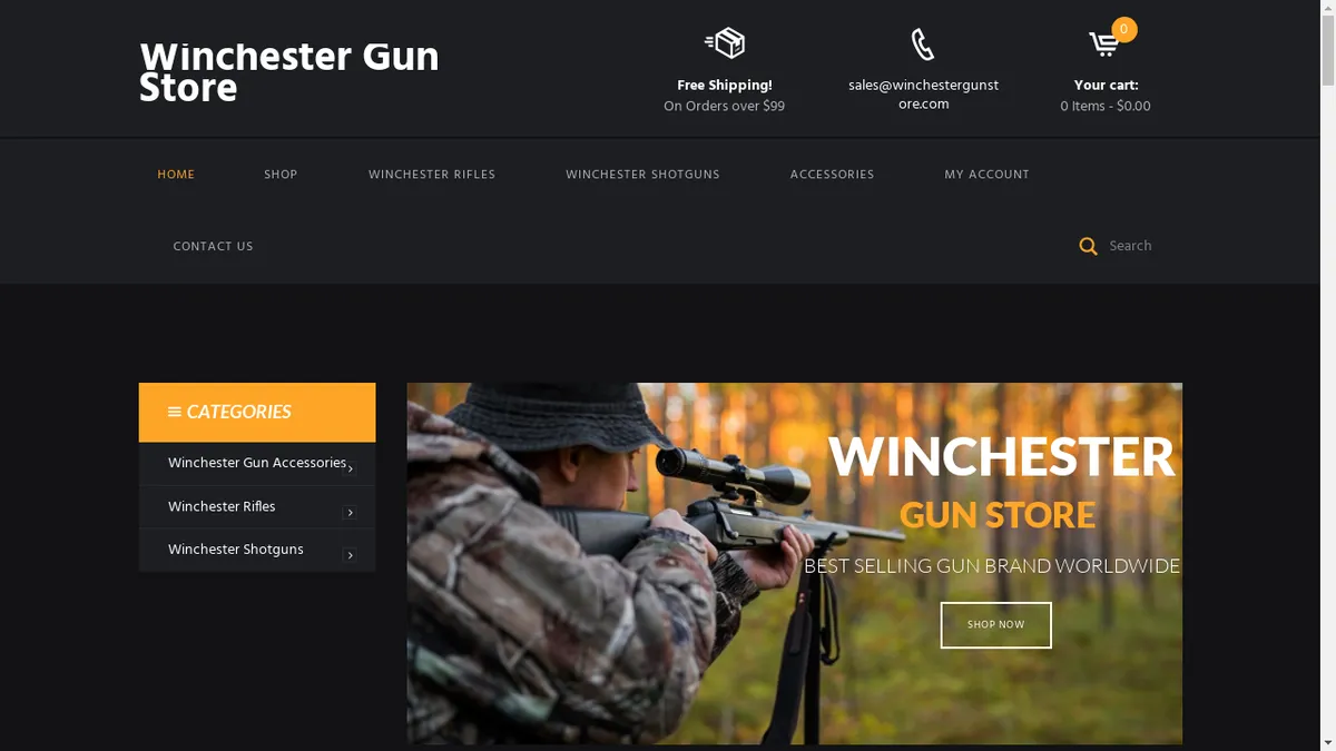 Freedomoutdoorsfirearms.com Screenshot