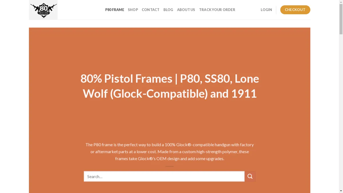 P80frame.us.com Screenshot