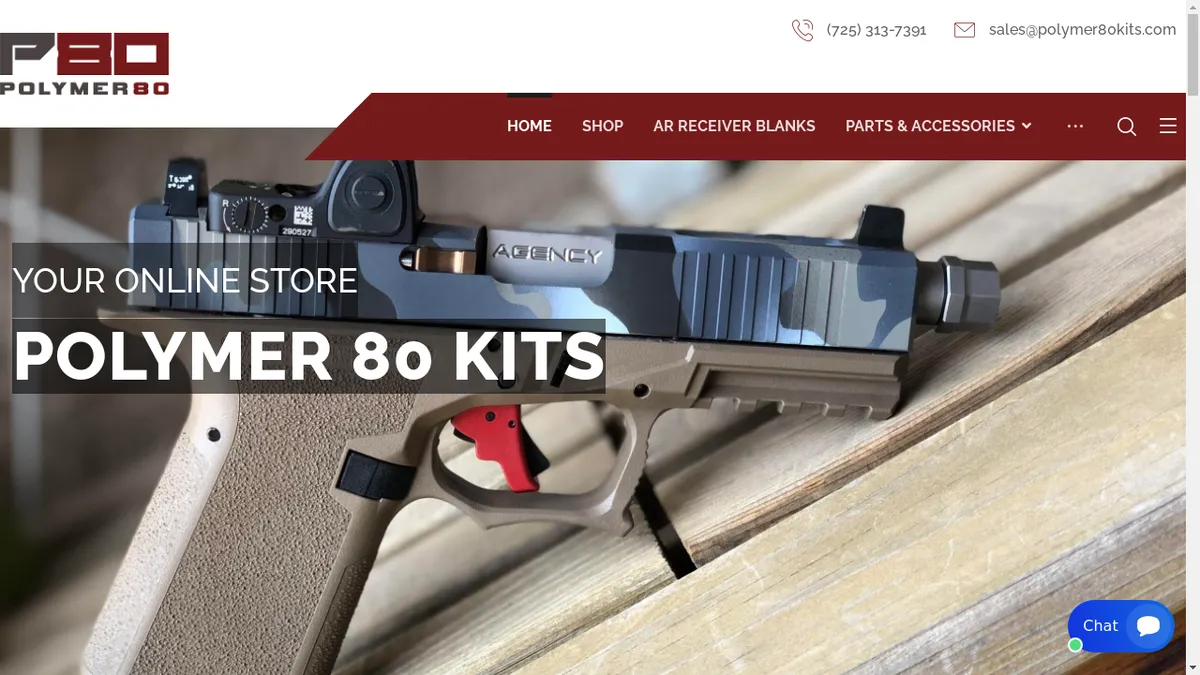 Polymer80kits.com Screenshot