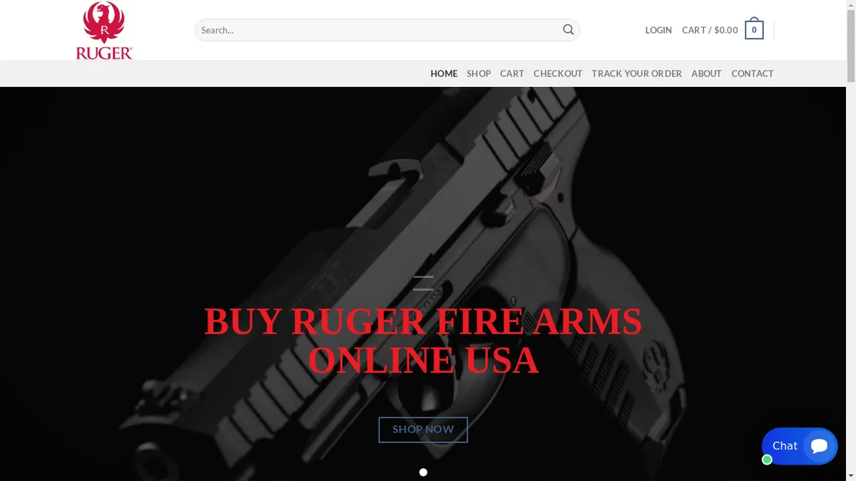 Rugerfirearmsstore.com Screenshot