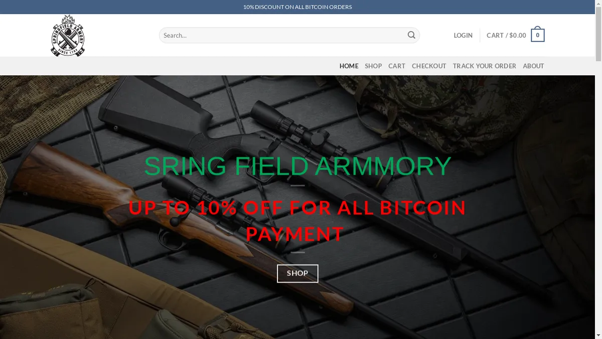 Springfieldarmmory.com Screenshot