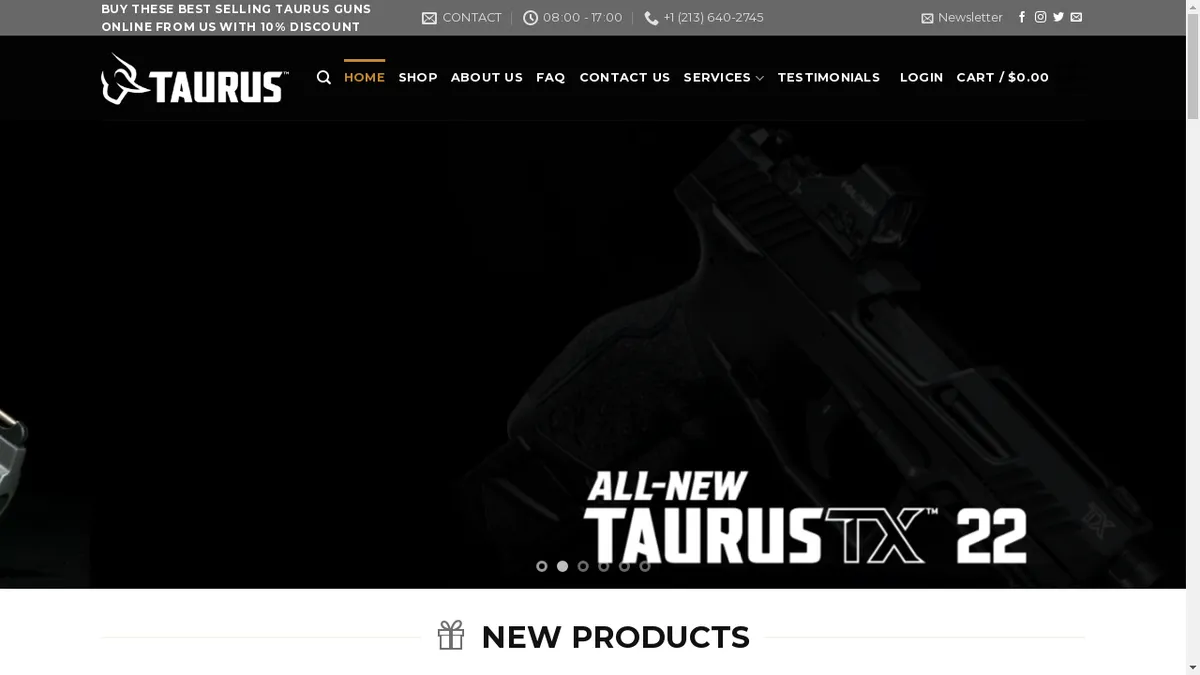 Taurusg2online.store Screenshot