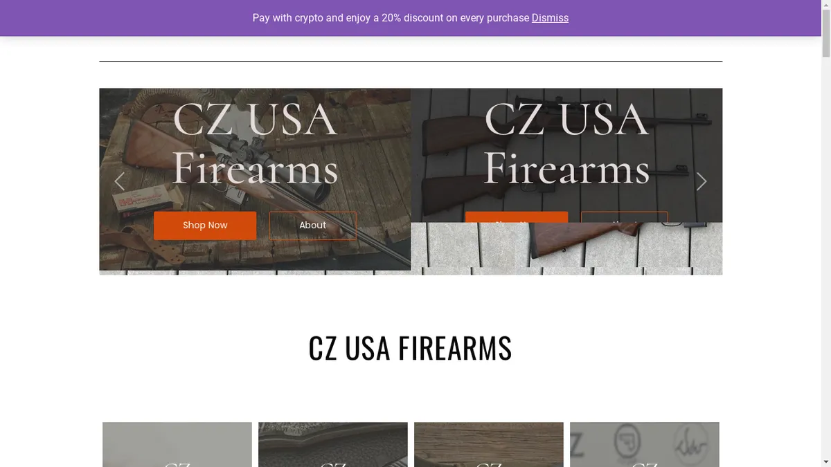 Czusafirearms.net Screenshot