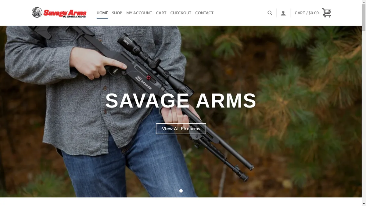 Savagefirearmsusa.com Screenshot