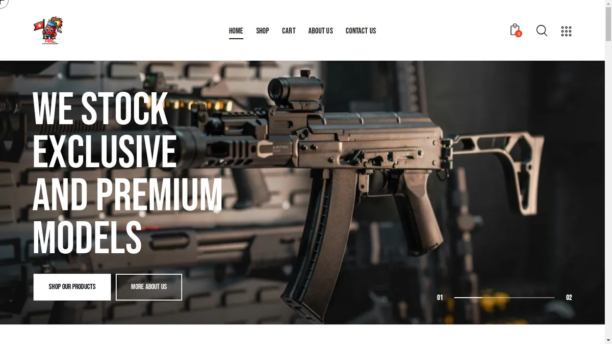 Fireammunition.com Screenshot