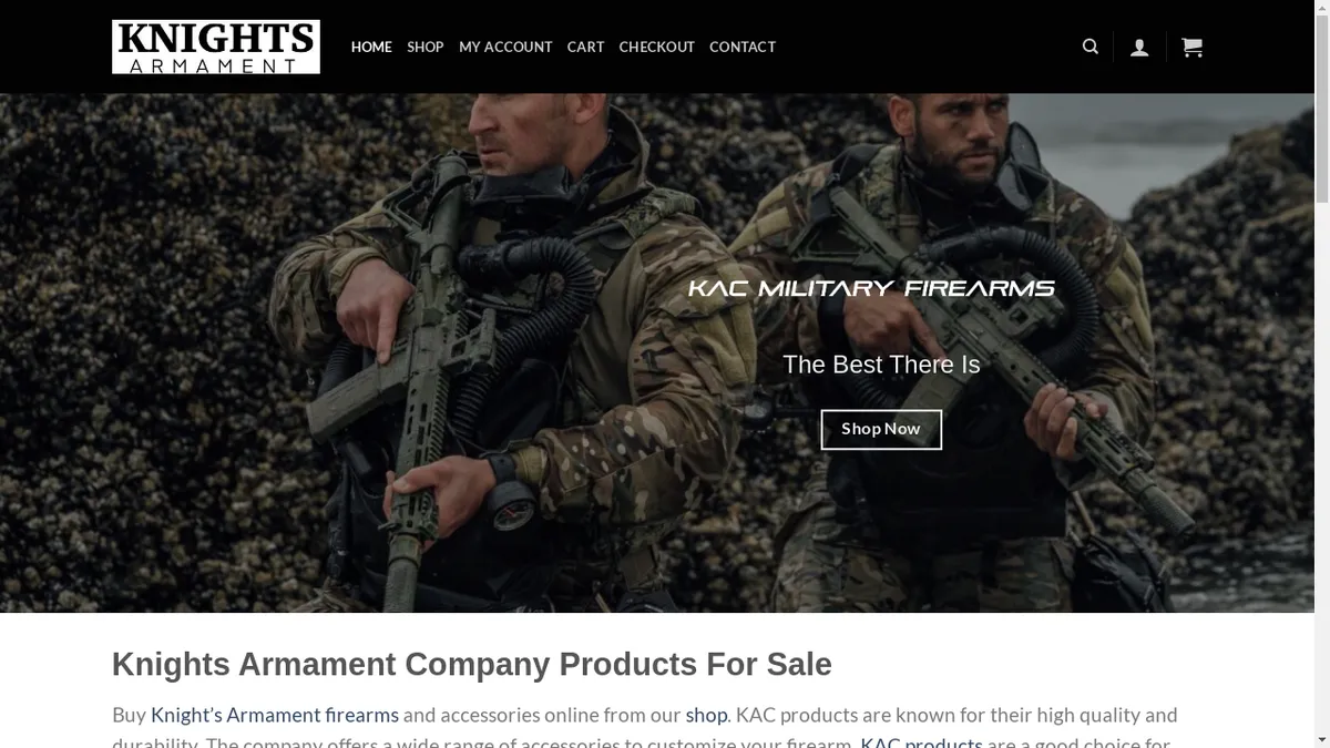 Knightsgunstore.com Screenshot