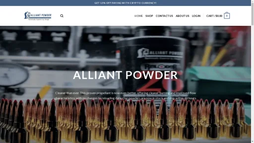 Is alliant powder .us legit?