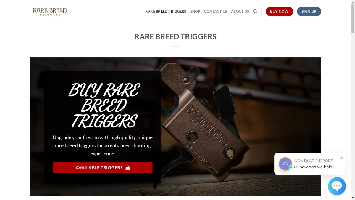 This is a screenshot of Buyrarebreedtrigger.com Buyrarebreedtrigger.com Screenshot