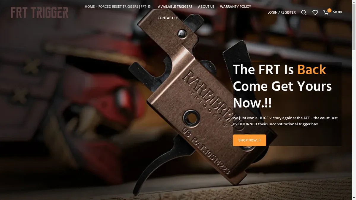 This is a screenshot of Forcedresettrigger.com Forcedresettrigger.com Screenshot