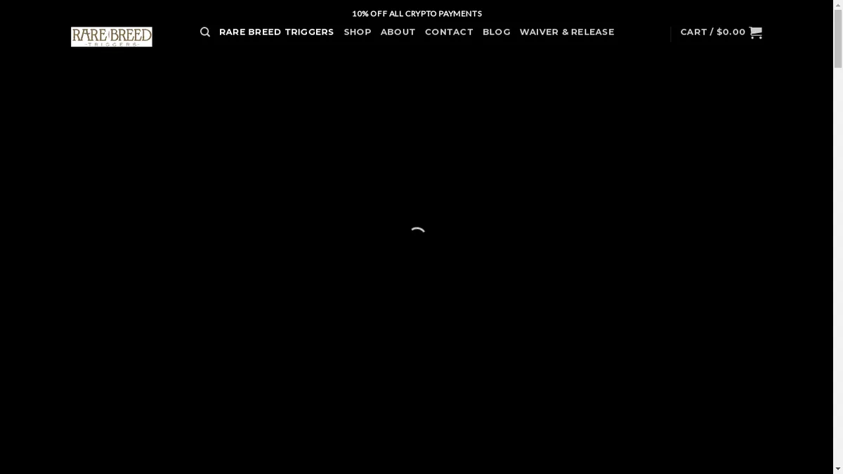 This is a screenshot of Rarebreedtriggerfrts.com Rarebreedtriggerfrts.com Screenshot
