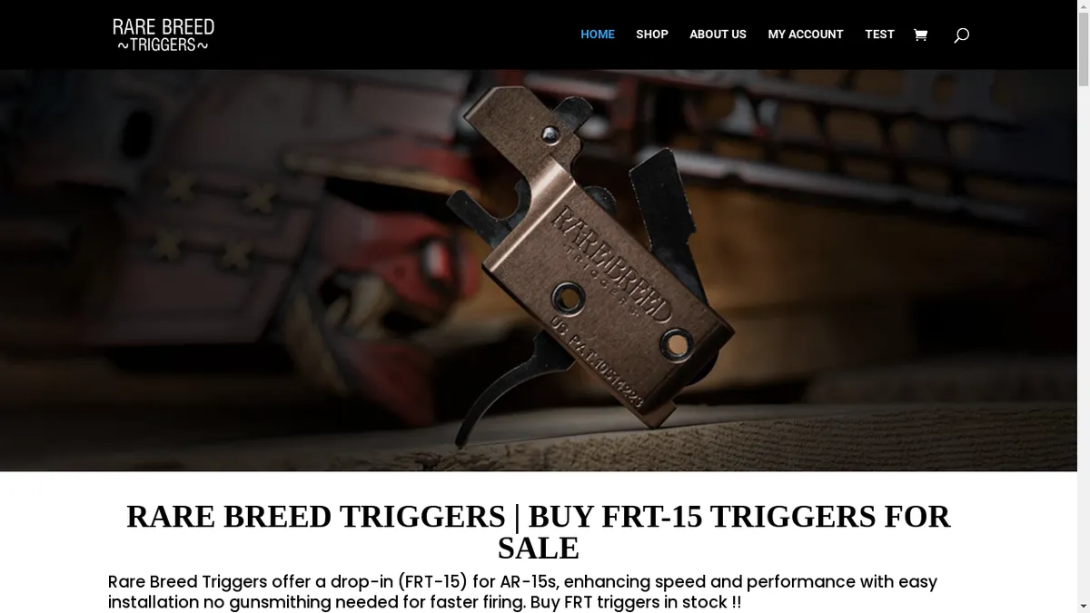 This is a screenshot of Rarebreedtriggerss.com Rarebreedtriggerss.com Screenshot