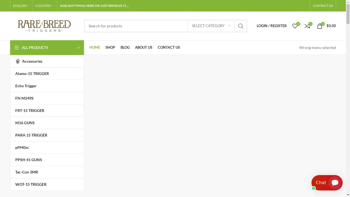 This is a screenshot of Federalrealtimetriggers.com Federalrealtimetriggers.com Screenshot