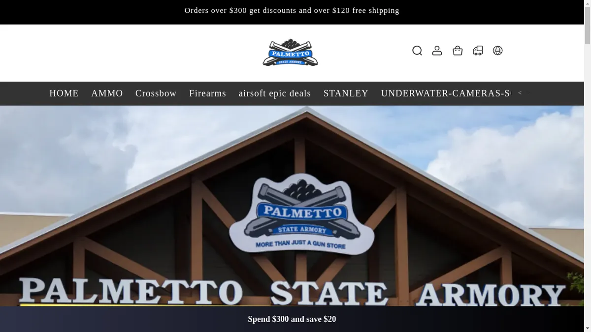 Palmettarmoryus.shop Screenshot