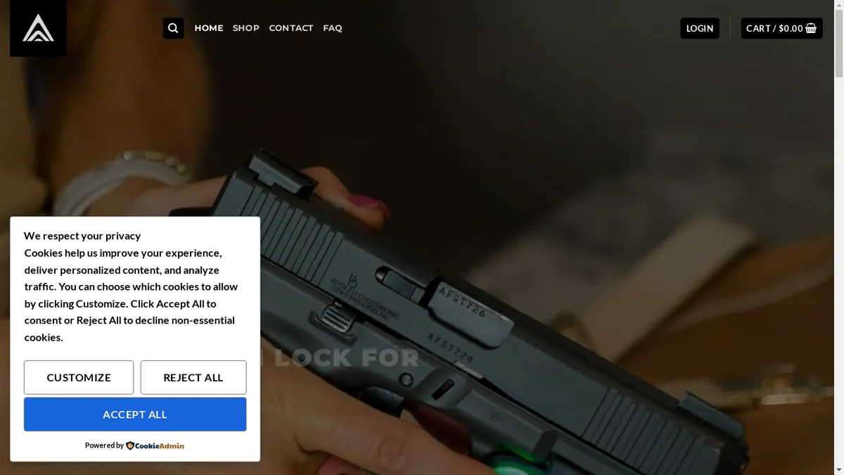 Pistolock.com Screenshot