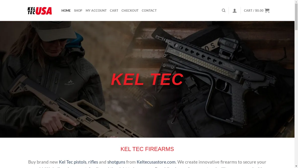 Keltecweaponsusa.com Screenshot