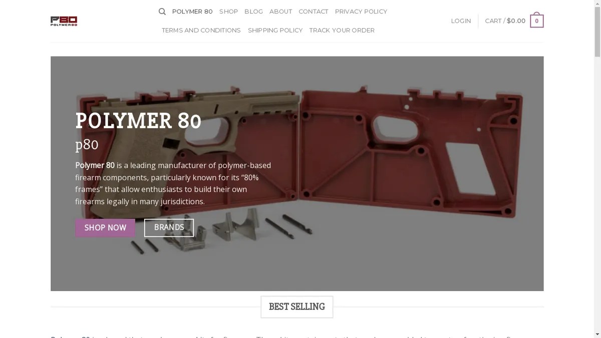 Polymer80.us.com Screenshot