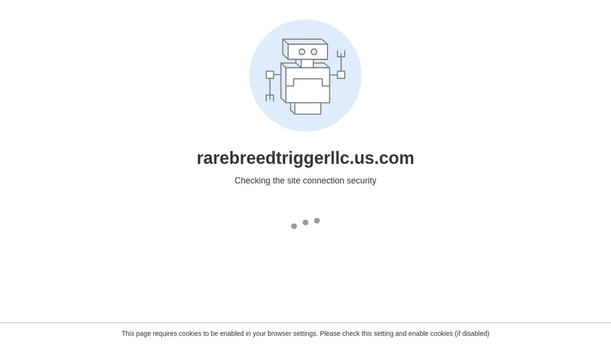 Rarebreedtriggerllc.us.com Screenshot